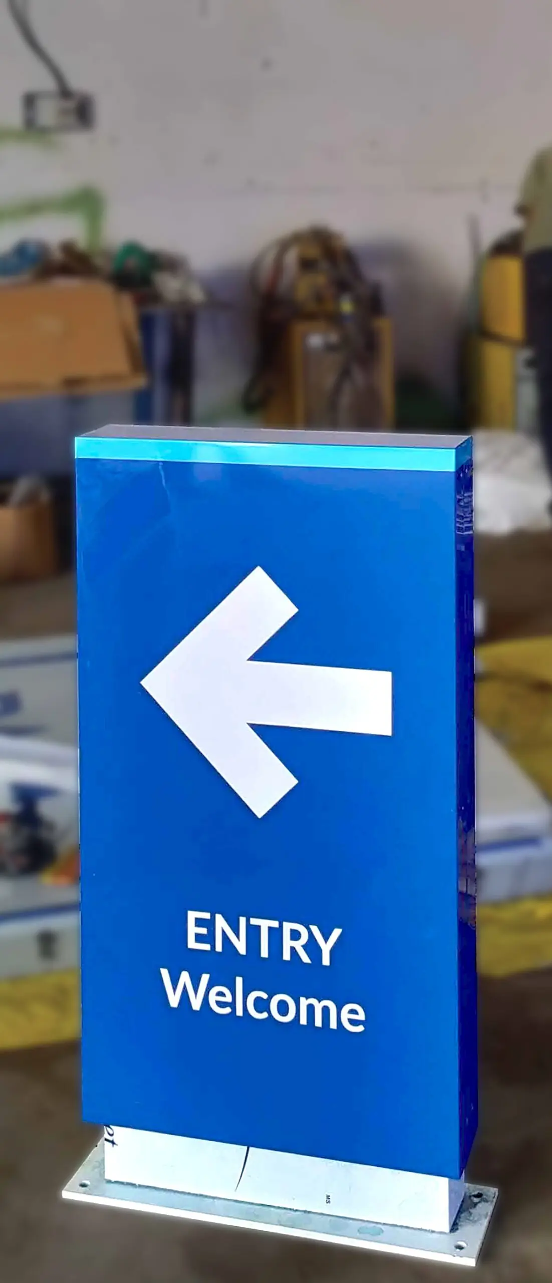 Nayara Energy entry directional sign